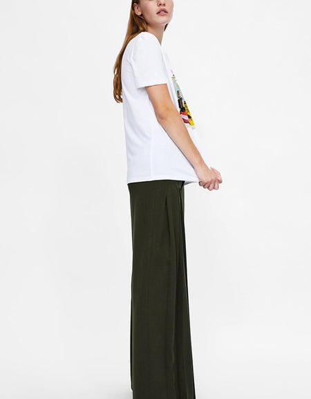 Buckle wrap skirt